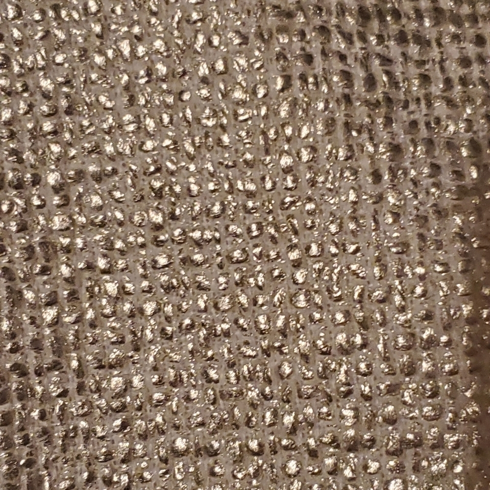 BANANA REPUBLIC SLIVER CREAM Shimmer Mini Skirt Size 12 Side Zipper - Picture 7 of 8